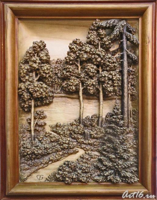 В лесу, С. Большаков (резьба по дереву)::Арт-галерея. Казань - 2009