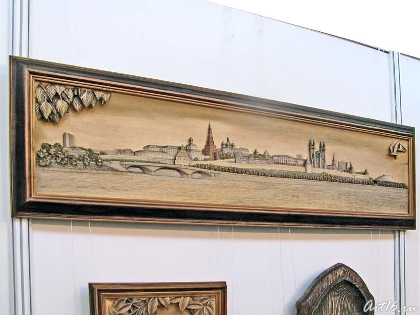 Панорама Казанского кремля, С. Большаков (резьба по дереву)::Арт-галерея. Казань - 2009