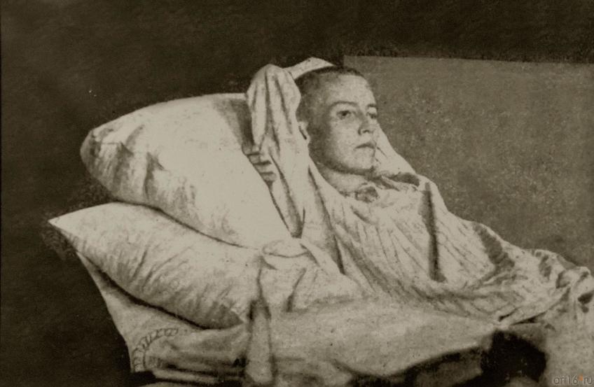 Фото №273703. Г.Тукай в Клячкинской больнице Казань. Фото Г. Якобсона. 14 (1) апреля 1913