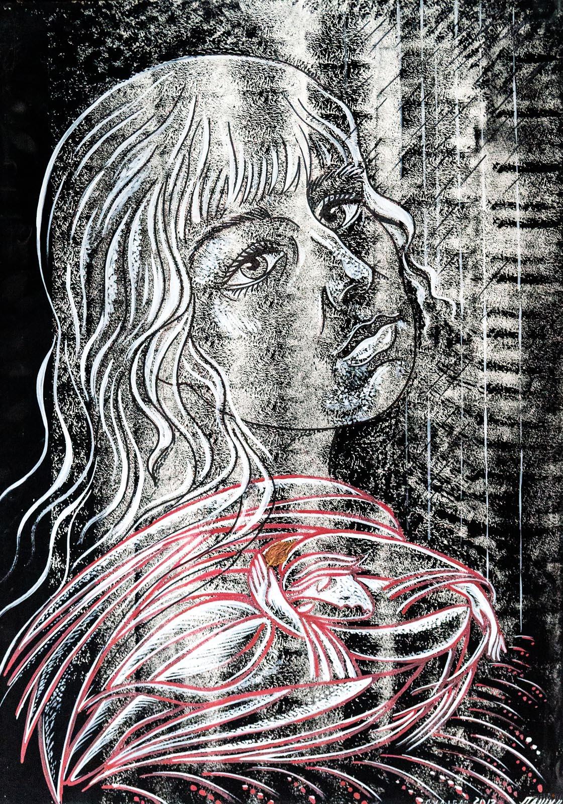 ПРОЩАЛЬНЫЙ ВЗГЛЯД КАТЕРИНЫ. 2013. Пашин А.А.::Четыре судьбы в искусстве. Виктор Сынков, Александр Халдеев, Алексей Карпенко, Анатолий Пашин