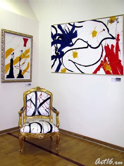 На выставке искусства ОнтоАрт в Казани::Выставка современного искусства ОнтоАрт. Антонио Менегетти