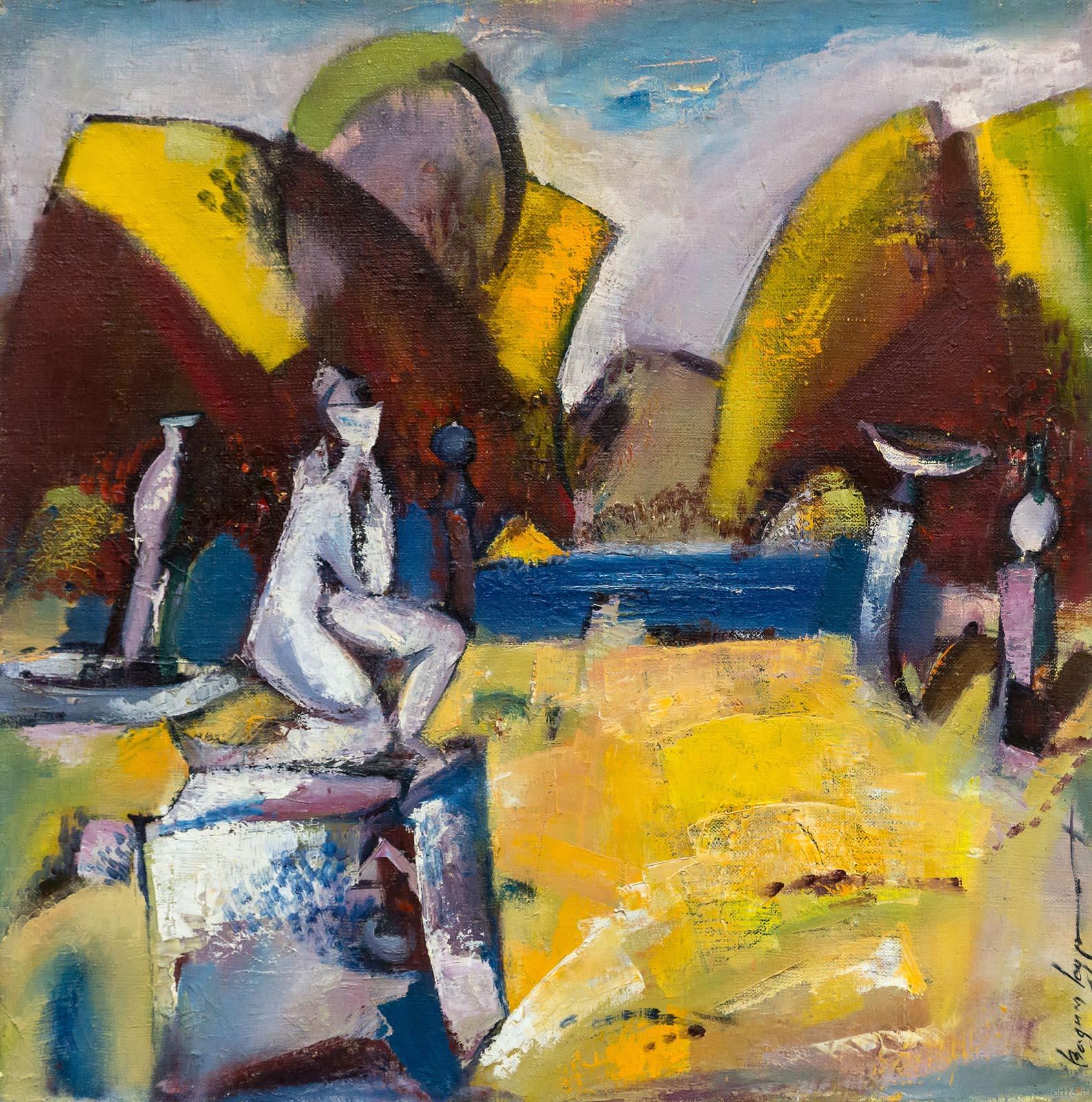 ВАДИМ КУРОВ. КОНЕЦ ЛЕТА Холст, масло::«Жизнь коротка — искусство вечно» Вячеслав Лысков и его ученики Живопись, графика