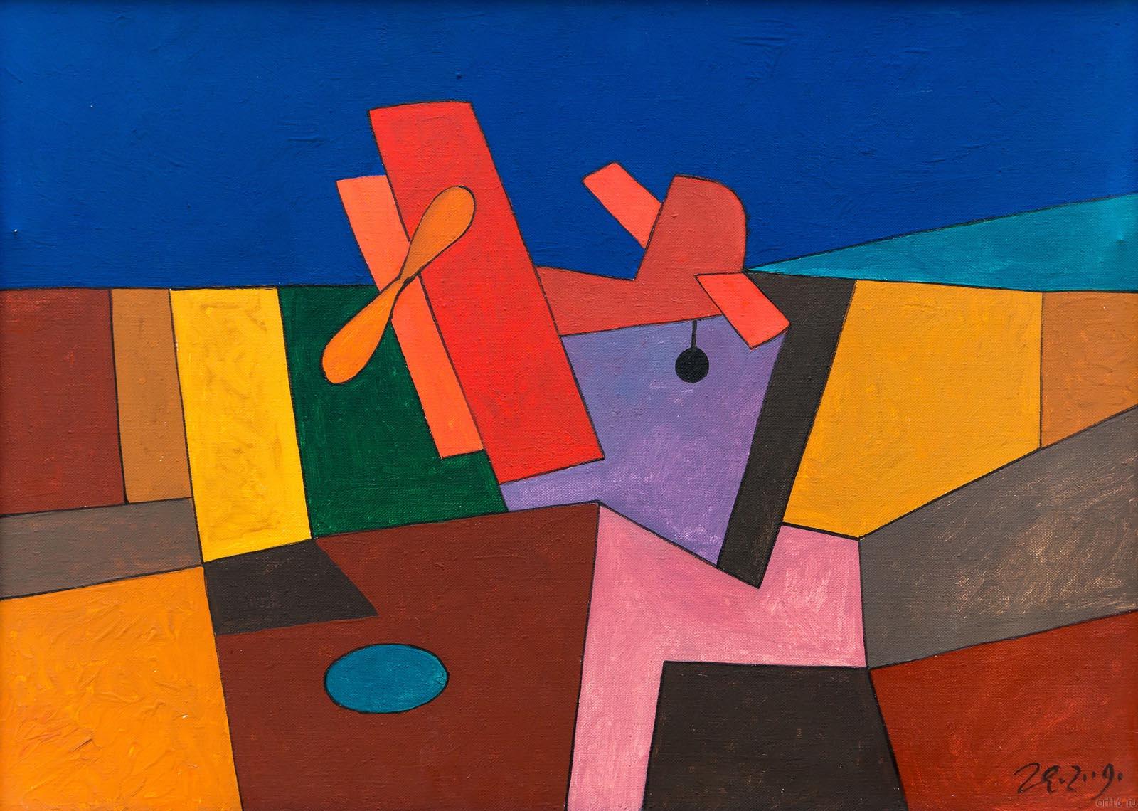 ЕВГЕНИИ ГОЛУБЦОВ БИ-ПЛАН. 2009 Холст, масло::«Жизнь коротка — искусство вечно» Вячеслав Лысков и его ученики Живопись, графика