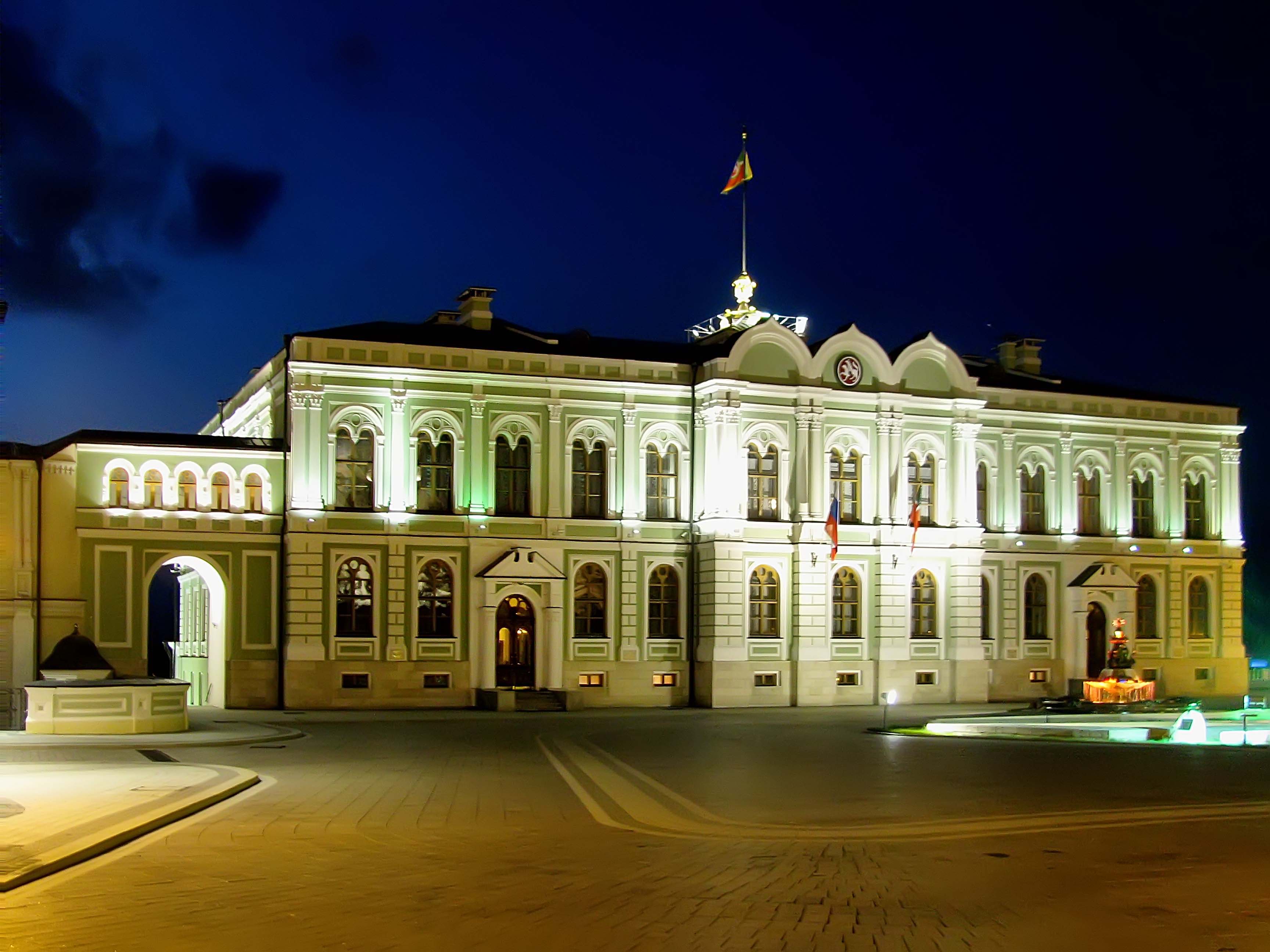 Резиденция Президента РТ::Казанский Кремль. Ночь. 2009г.