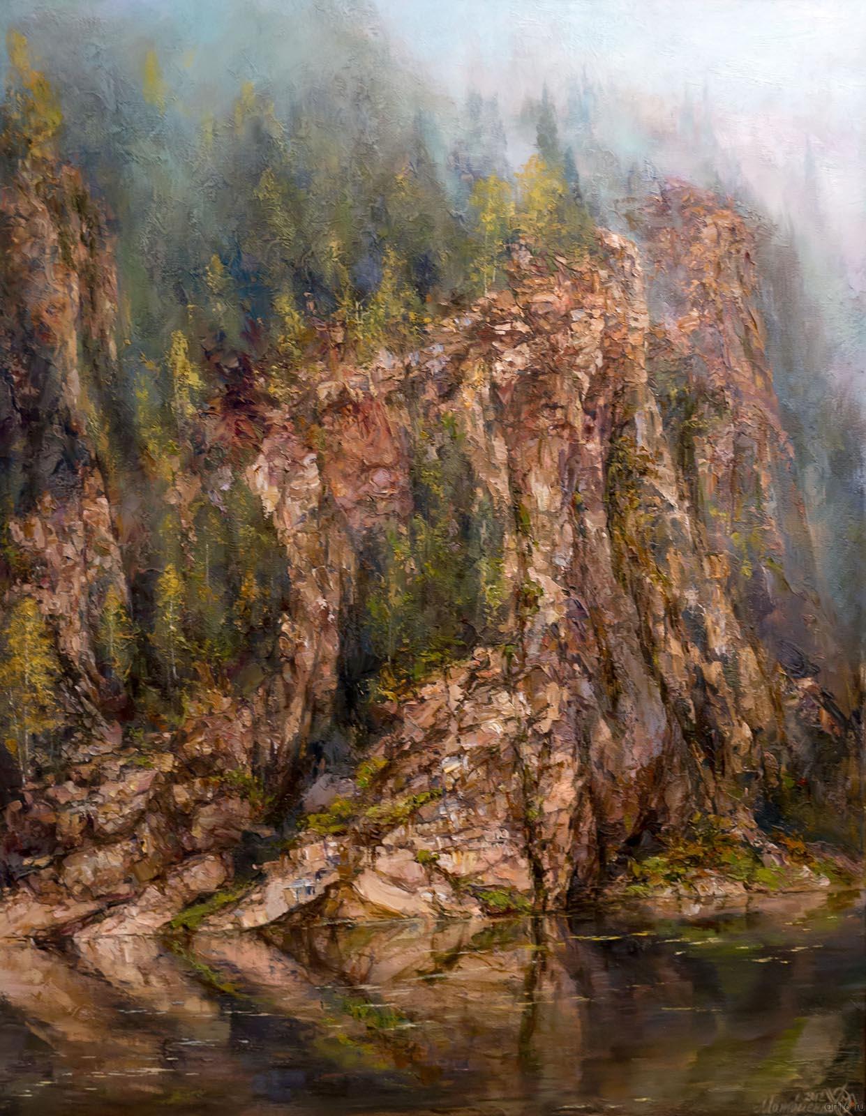 МАТВИЕНКО К.К. 1969 ВЕШЕРА. ПЕРМСКИЙ КРАЙ. 2011 Холст, масло::Между Волгой и Уралом