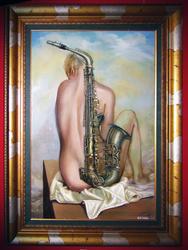 Девушка-саксофон. 2005г.