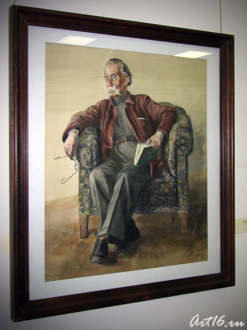 Старик в кресле. 1940-е::Альменов Байназар Мустафьевич