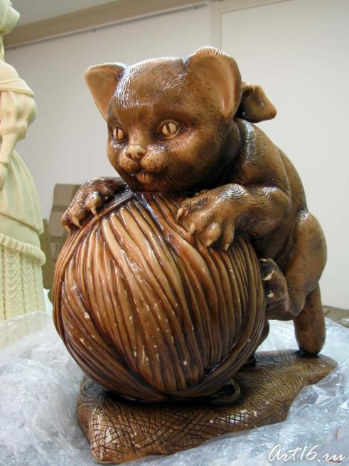 Кот «Кис-кис»::Прием первых экспонатов выставки«Шоколадное Рождество»