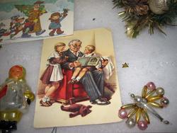 Новогодние открытки, елочные игрушки XX века