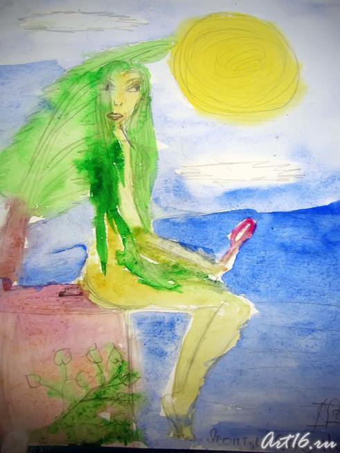 Рисунок Леонтьева Стаса, 11 лет::Музейное занятие 