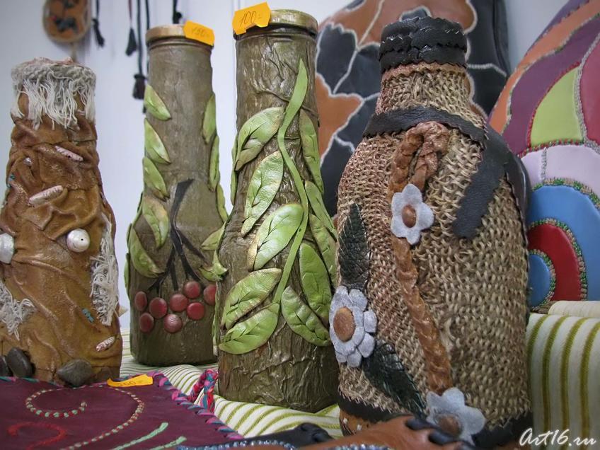 Декорированные вазы Алины Даминовой::Арт-галерея. Казань — 2010