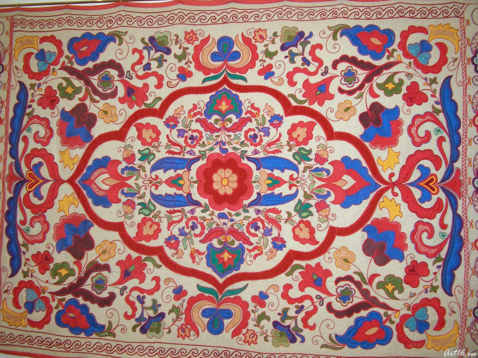 Декоративный ковер, 1989. С.Д.Кузьминых, Гарбузова С.Ю.::Софья Даниловна Кузьминых