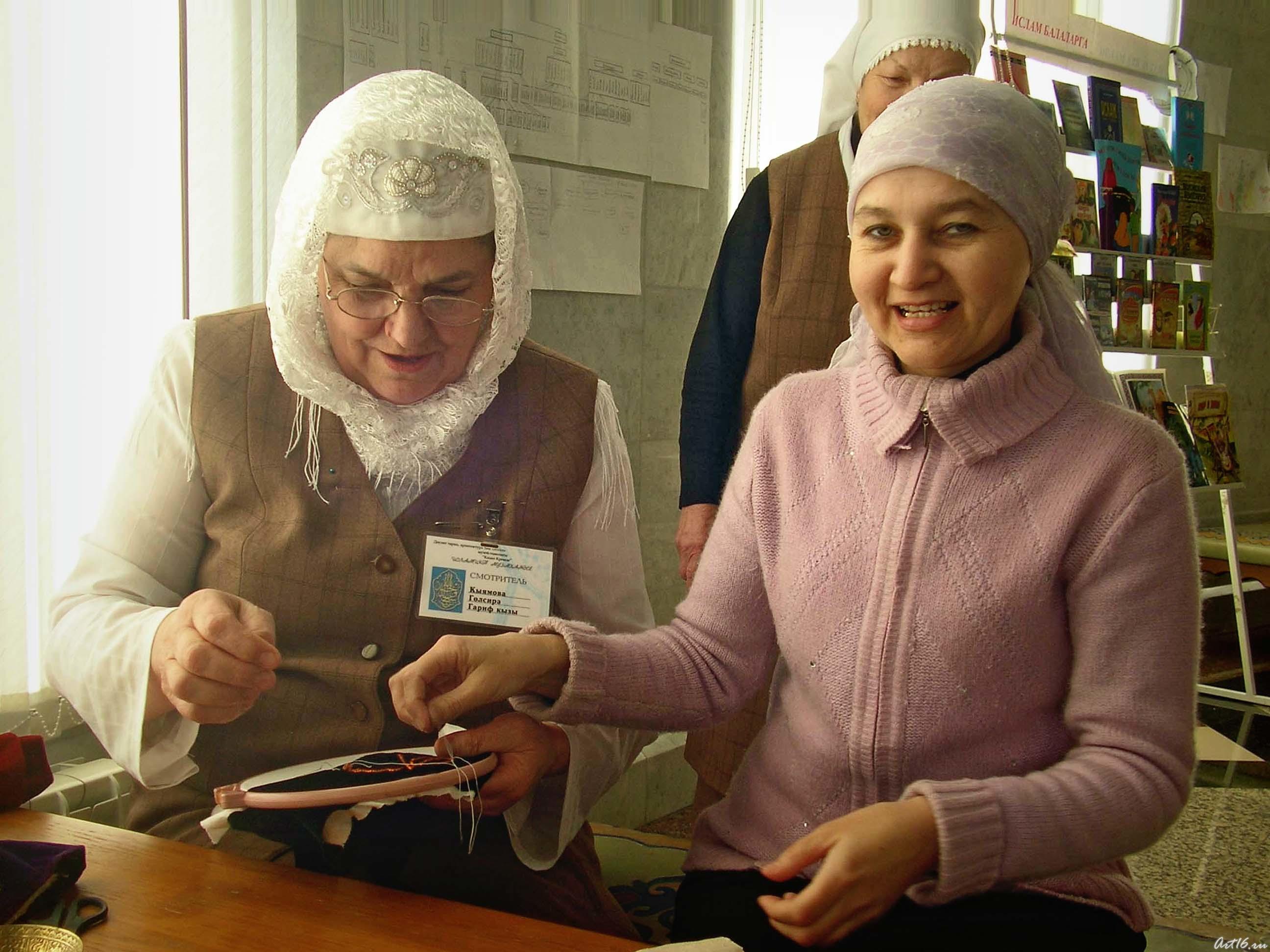 Мастер-класс. Вышивка тюбетеек и калфаков::День третий (21февраля 2008)