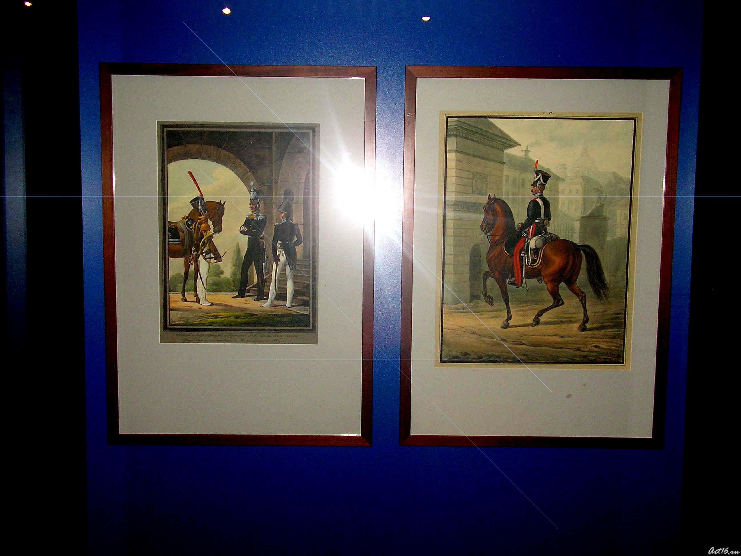 Штаб-офицер, обер-офицер... 1830-е/Конно-Унтер-офицер... Ок. 1819::Русское искусство в Эрмитаже