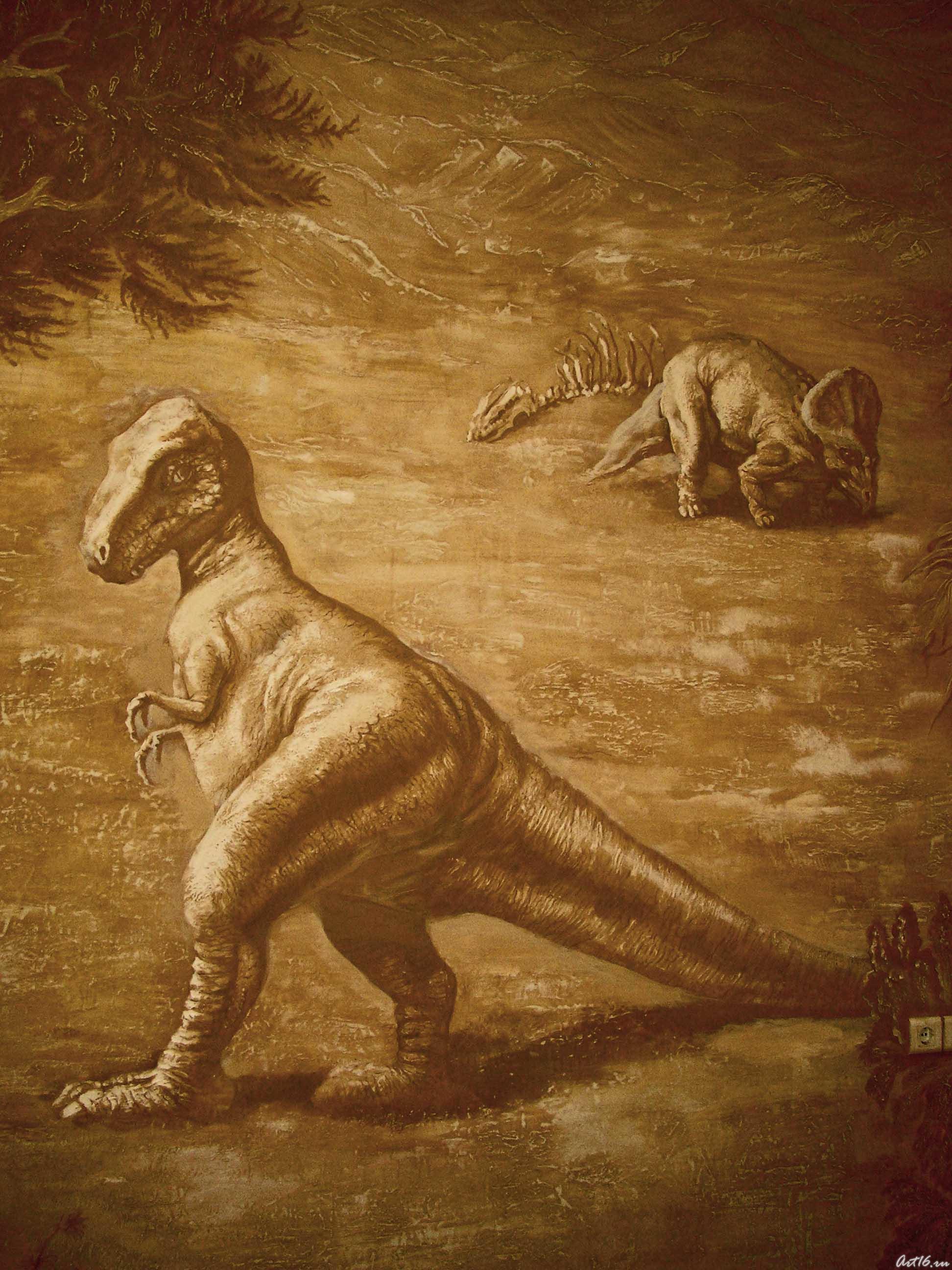 Время динозавров::Экспозиция музея Природы