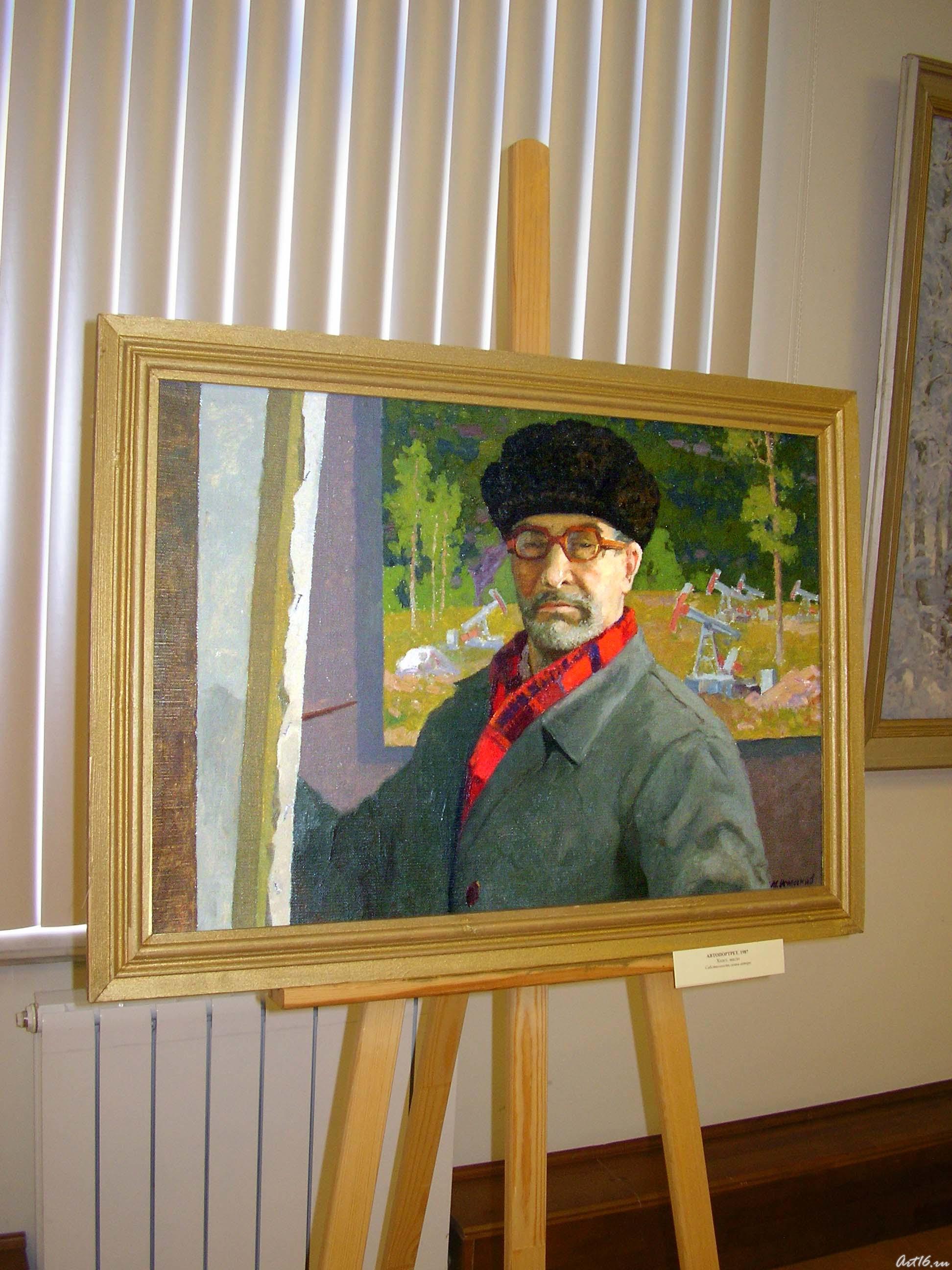 Автопортрет. 1987::Усманов Махмуд Усманович. Юбилейная выставка