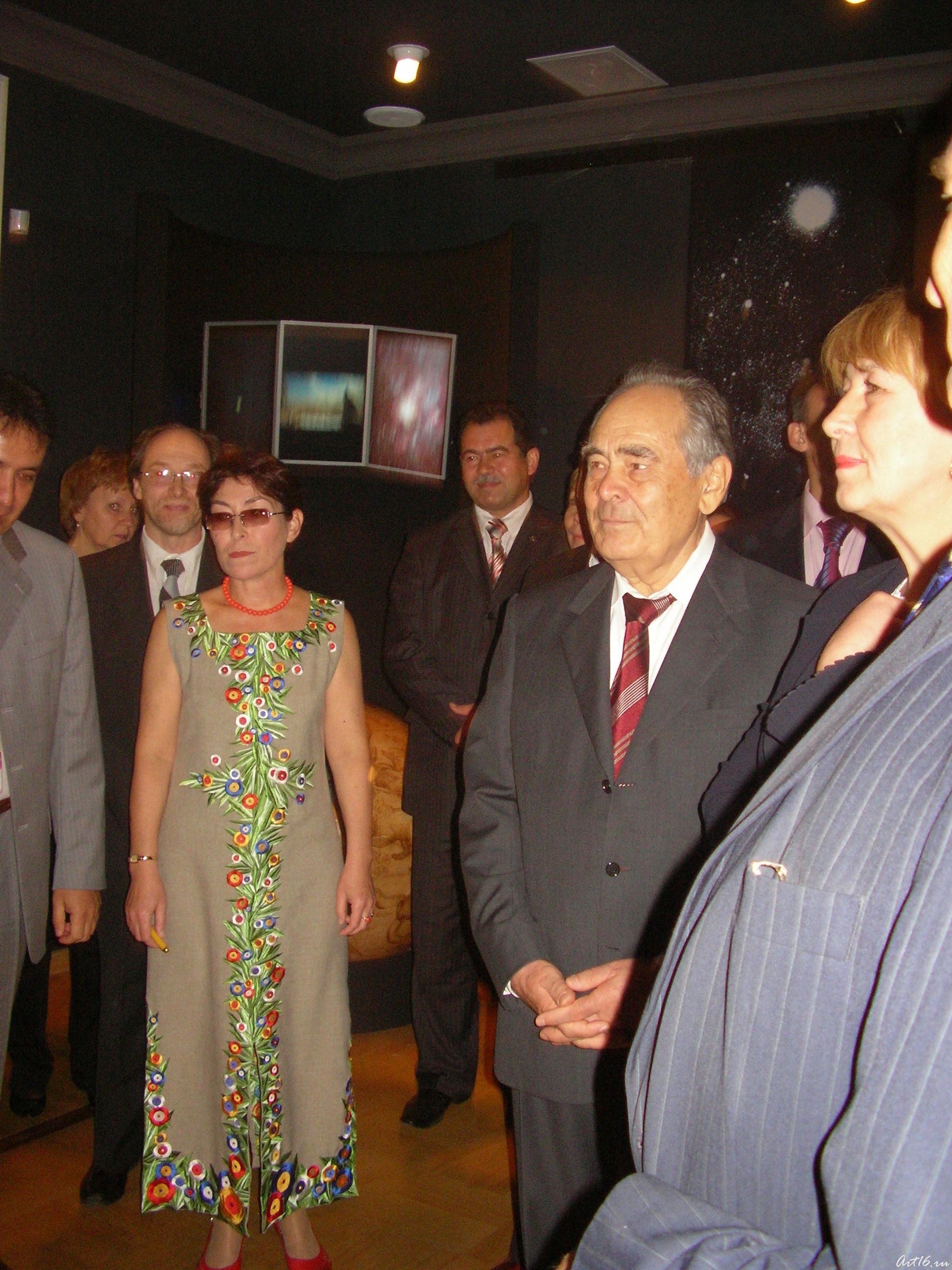 Ф. Батырова, М. Шаймиев, З. Валеева::Открытие музея