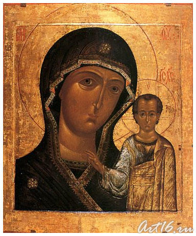 Икона Казанской Божией Матери::Служебный