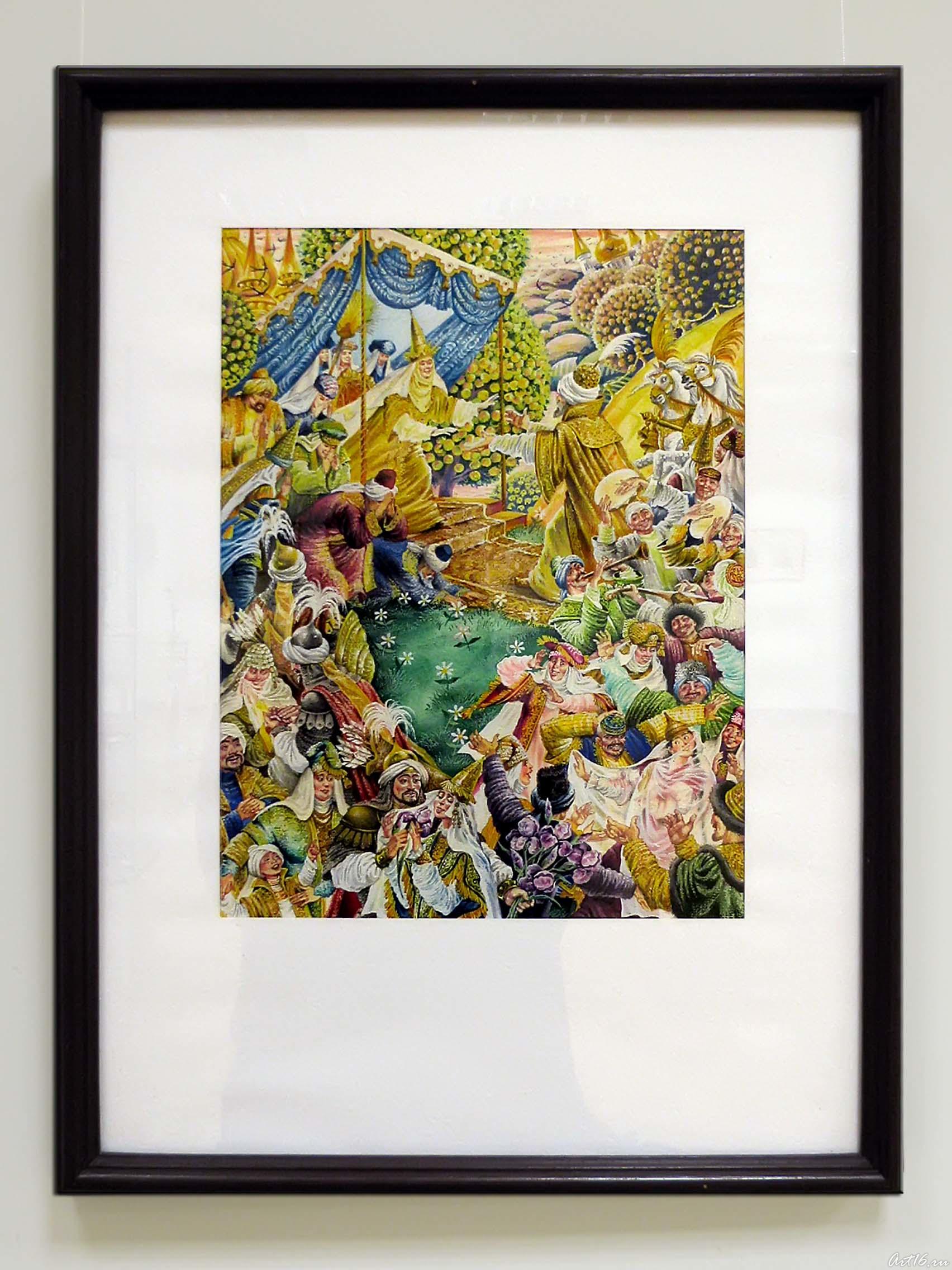 Иллюстрация к книге«Татарские народные сказки»2004-2007 _48::Экспозиция