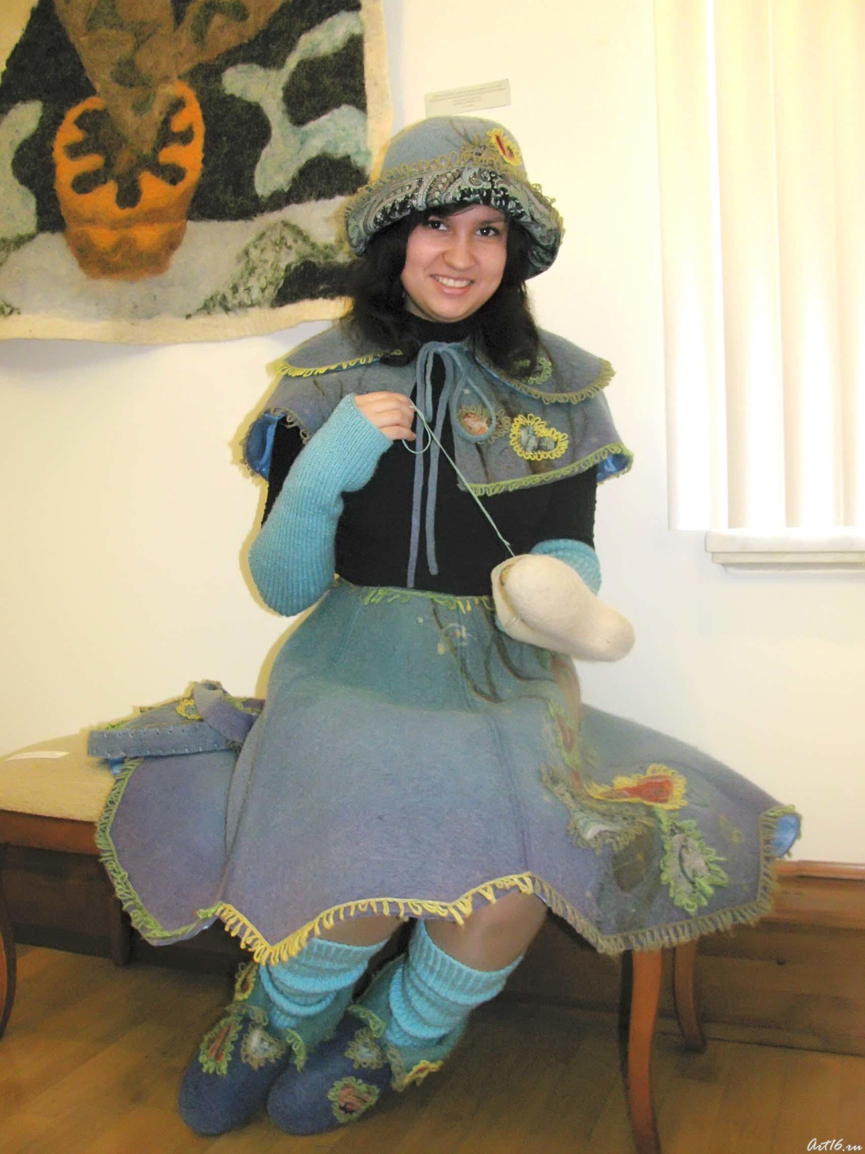 Авторская дизайнерская работа Кукморских мастеров_1::Искусство войлока в тюркском мире: история и современность