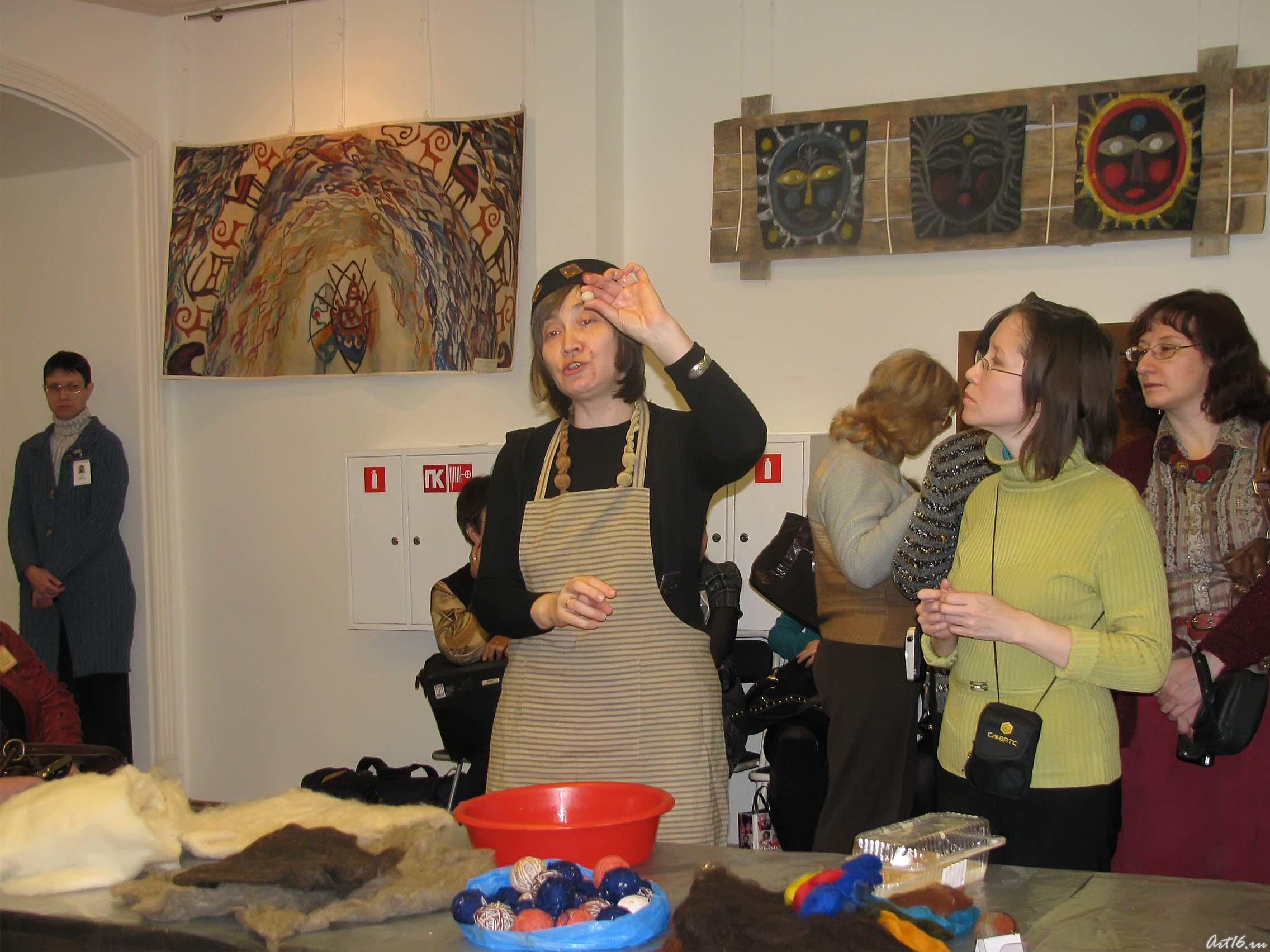 Готовая бусина из войлока::Искусство войлока в тюркском мире: история и современность