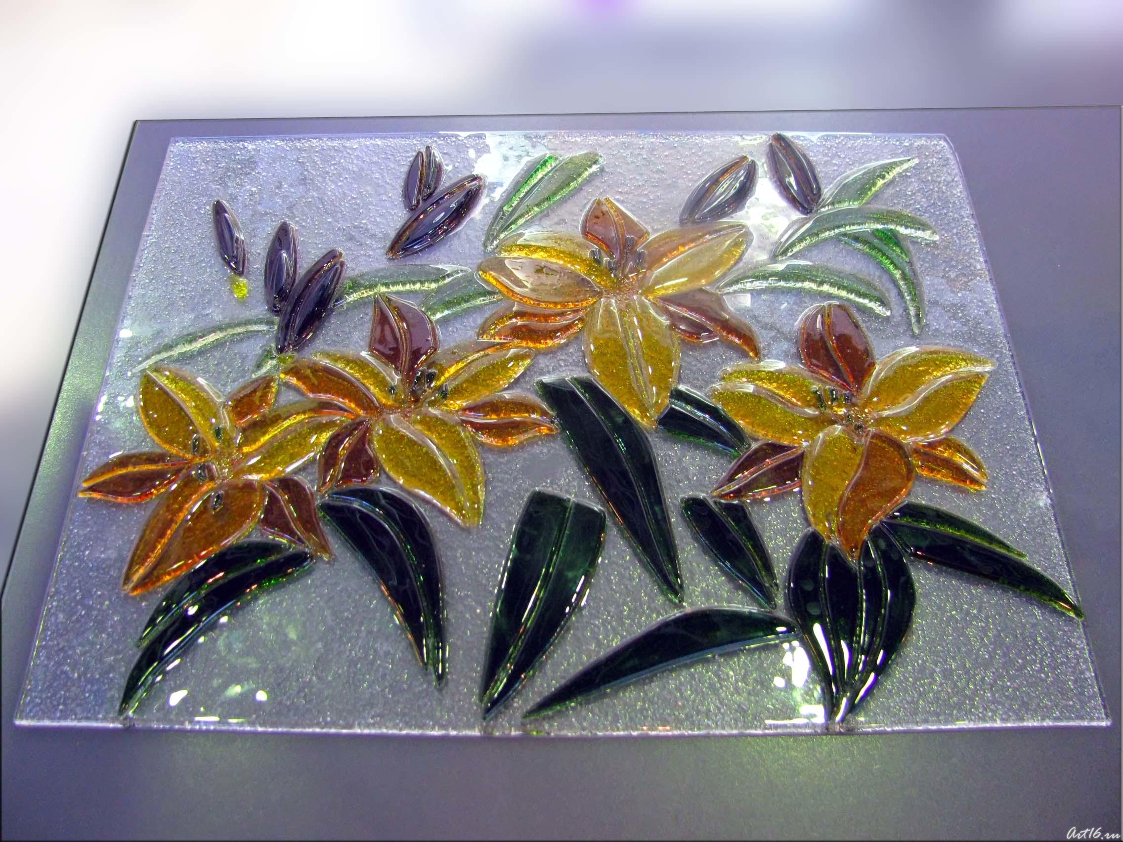 Декоративное стекло. Творческая мастерская Союза Художников РТ ʺИрэкʺ::Арт-галерея. Казань - 2009