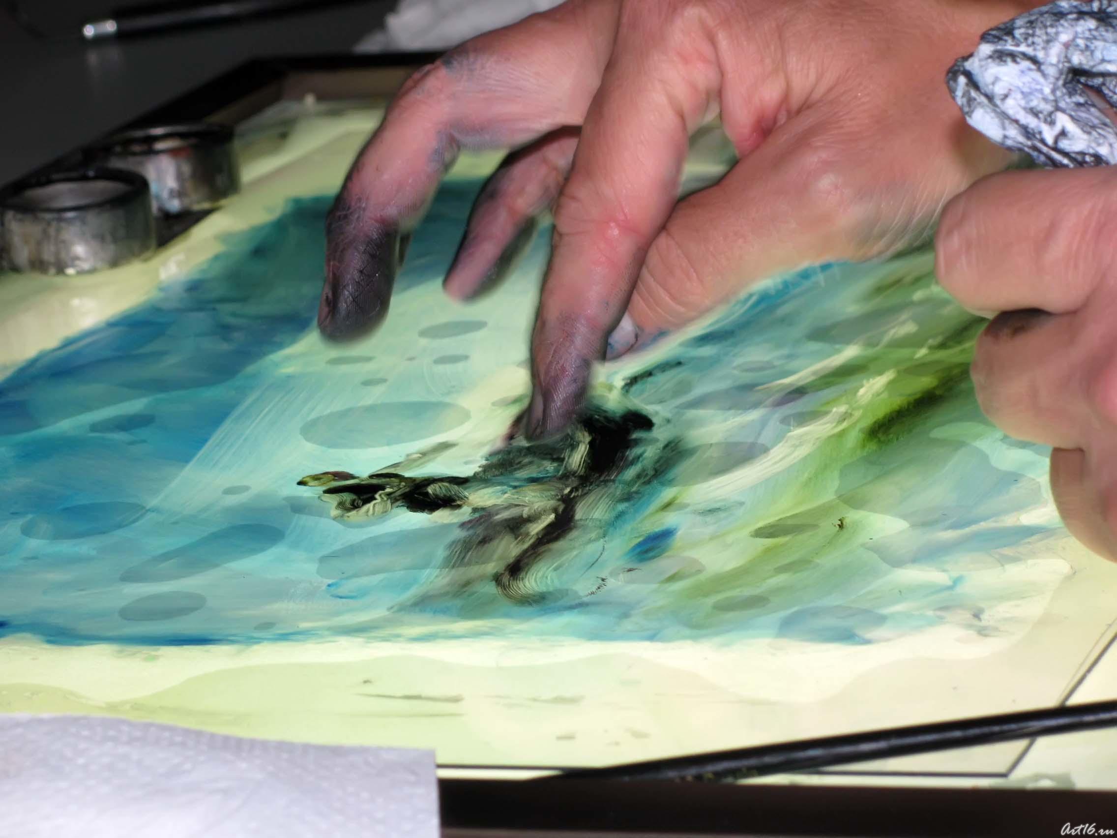 Прорисовываие деталей::Выставка Александра Петрова «Моя любовь. Сотворение фильма»