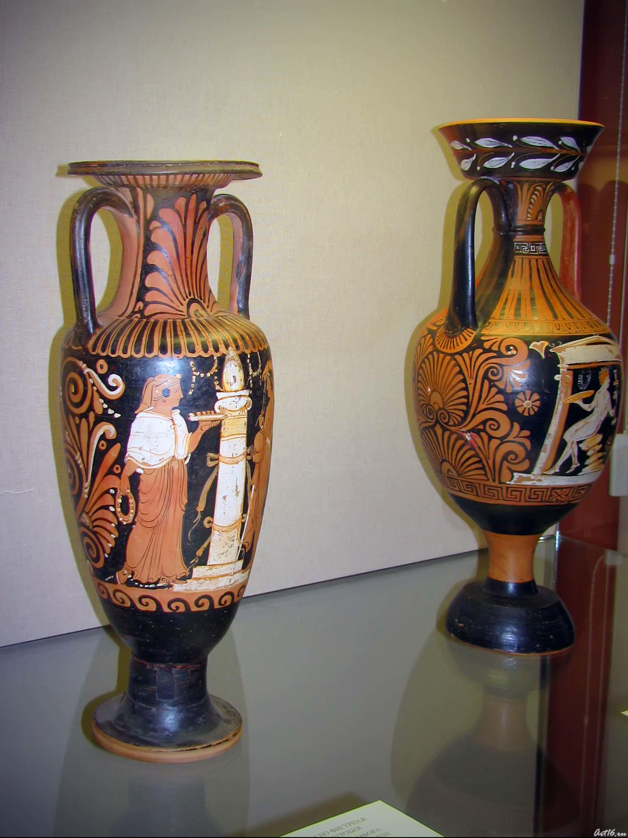 Амфора краснофигурная: Сцена у надгробия /Амфора краснофигурная: Героизированный умерший::Открытие выставки «Дети Богов»