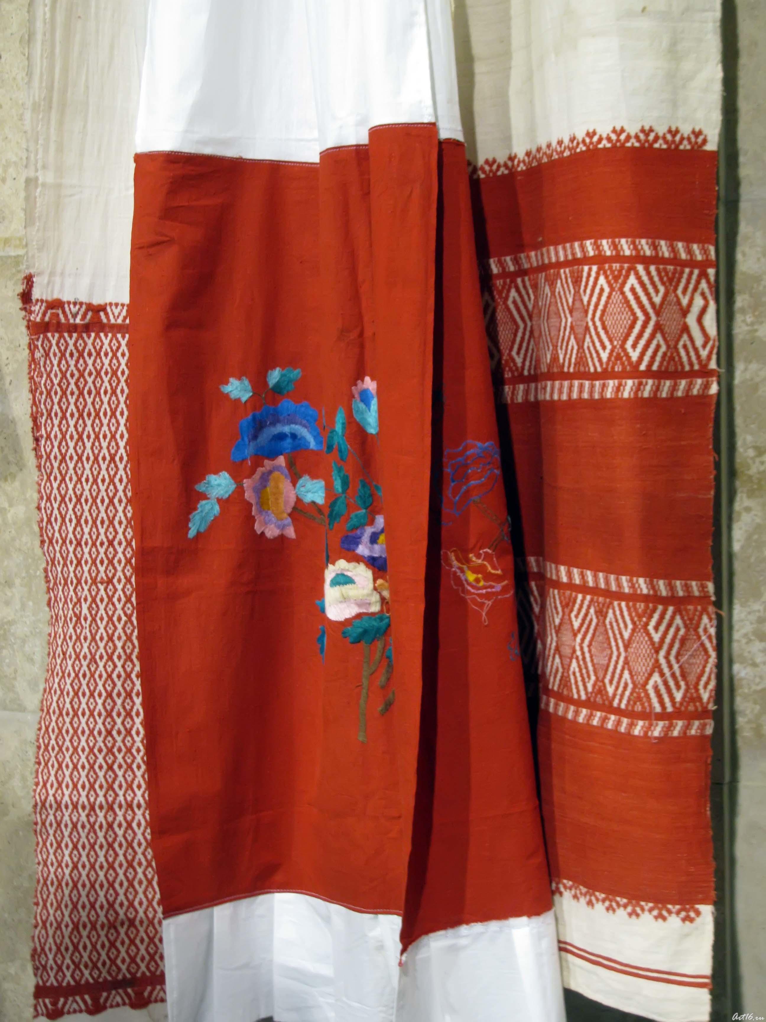  Домотканое полотенце, полотенце с вышивкой::Казанское полотенце