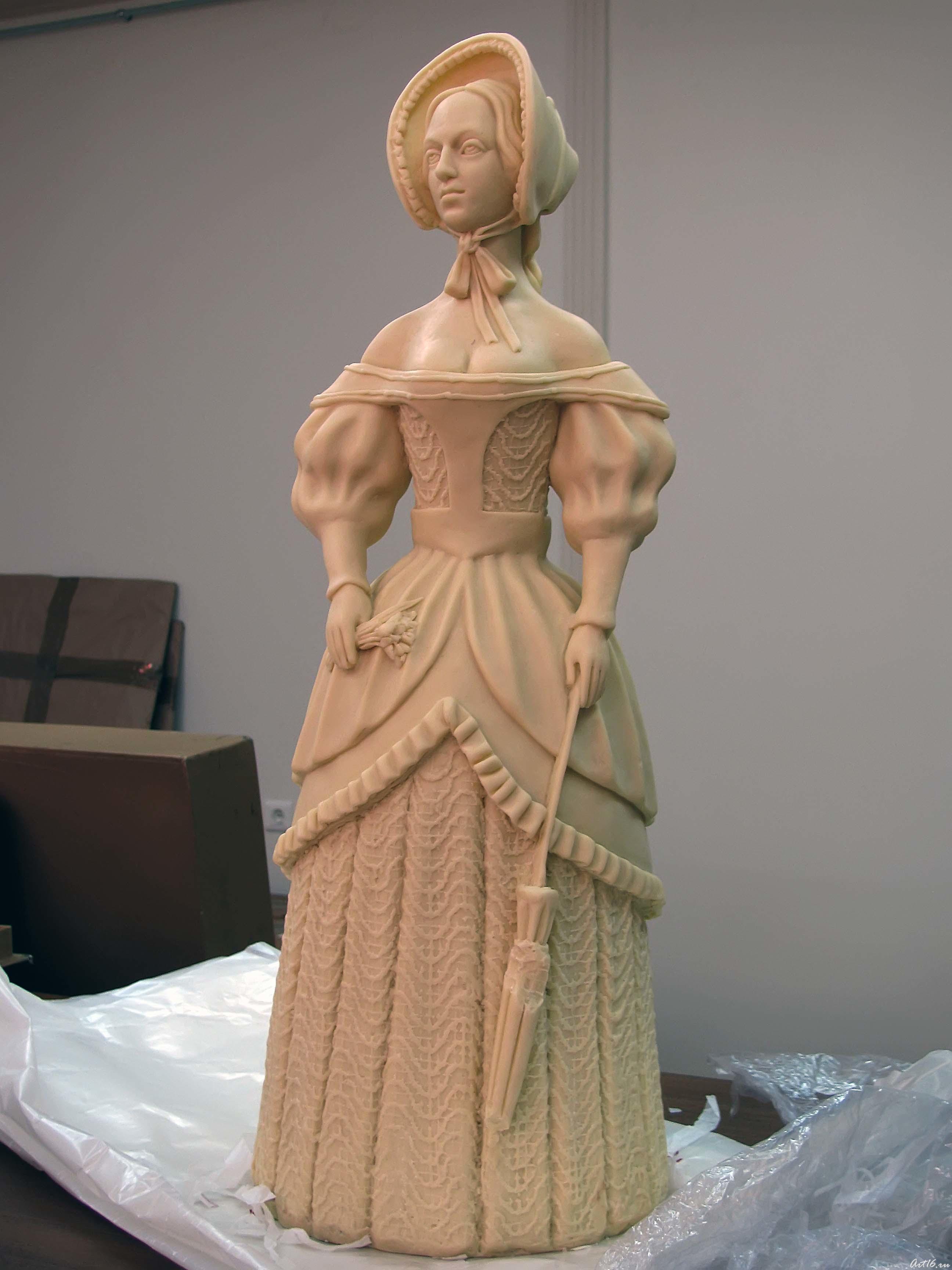 Дама с зонтиком::Прием первых экспонатов выставки«Шоколадное Рождество»