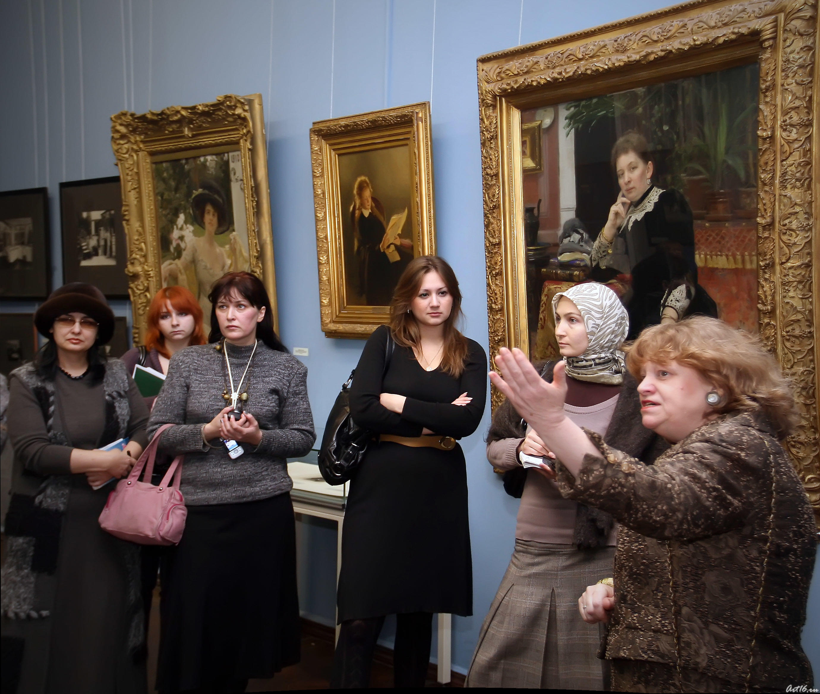 Открытие юбилейной выставки, посвященной 165 годовщине со дня рождения Ильи Ефимовича Репина::Служебный