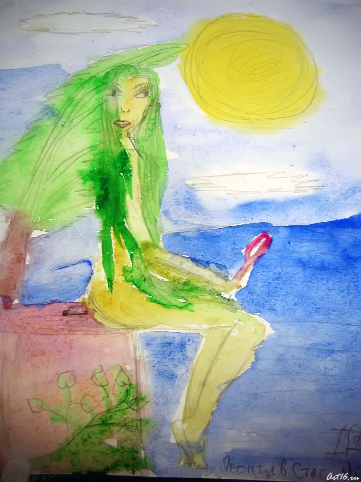 Рисунок Леонтьева Стаса, 11 лет::Музейное занятие 