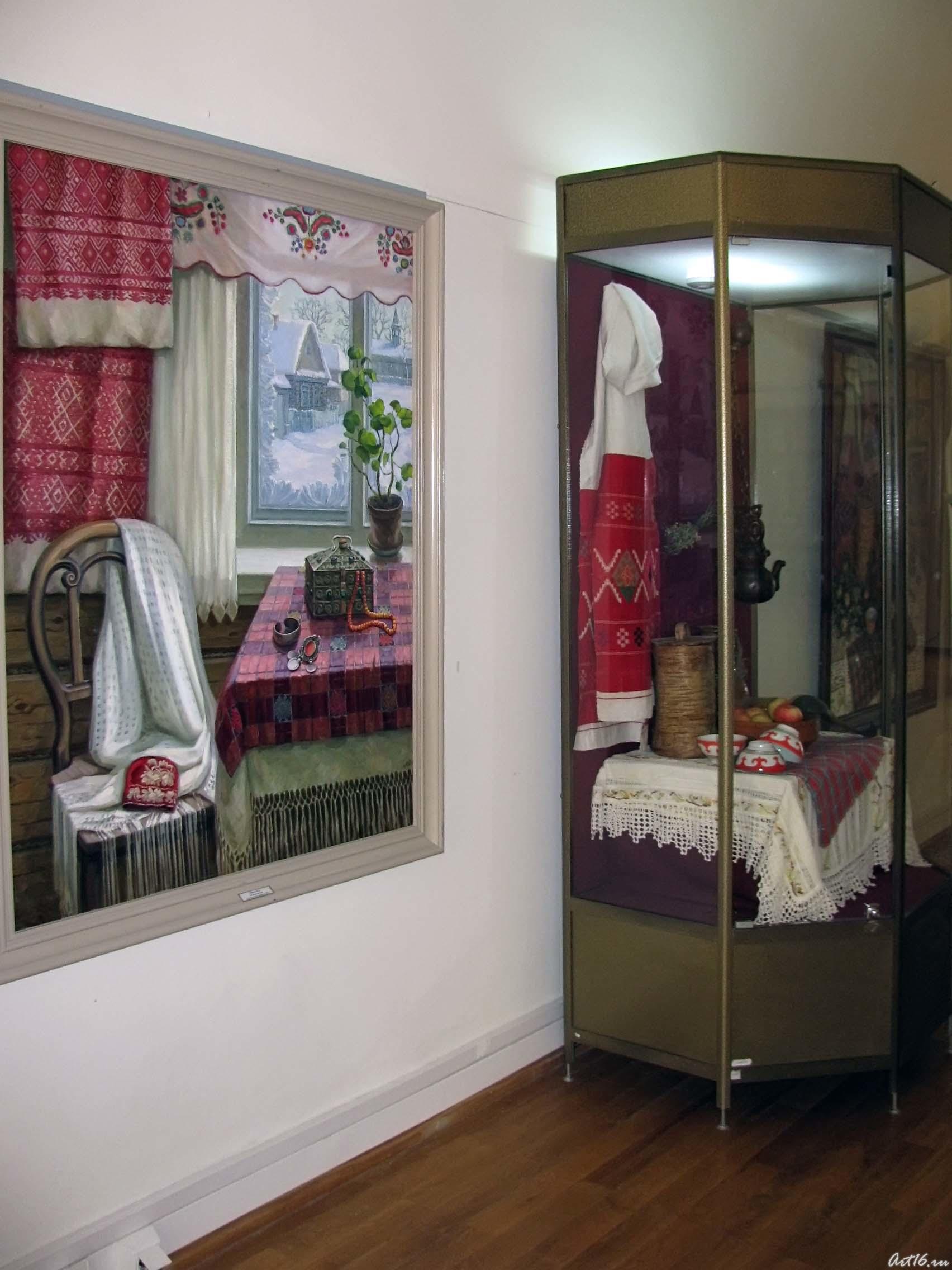 Светлые воспоминания. 1996. Фрагмент экспозиции::Фаиль Абуляесович Зиязов. "Краски родного края"