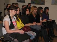 Студенты КГУКИ на лекции Геннадия Зубкова
