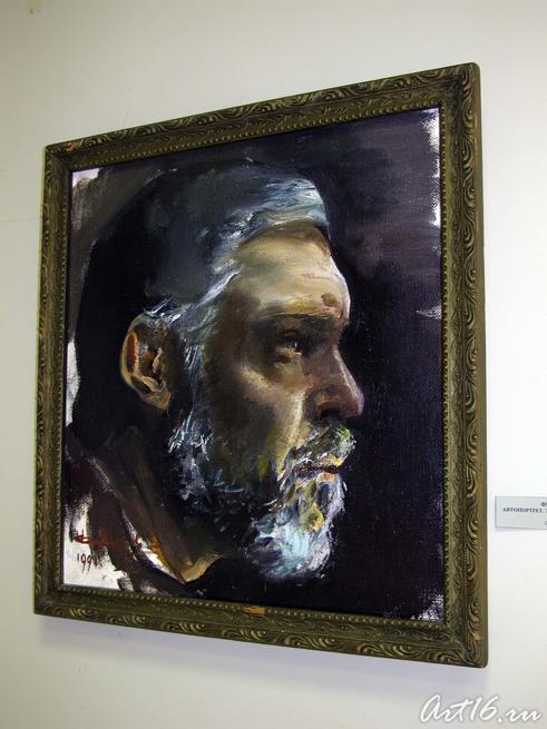 Автопортрет. Этюд к картине ʺРуки и ликиʺ. 1992::Виктор Кронидович Федоров. 1940-2001