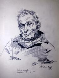 Портрет М.Ф.Астафьева. 1984