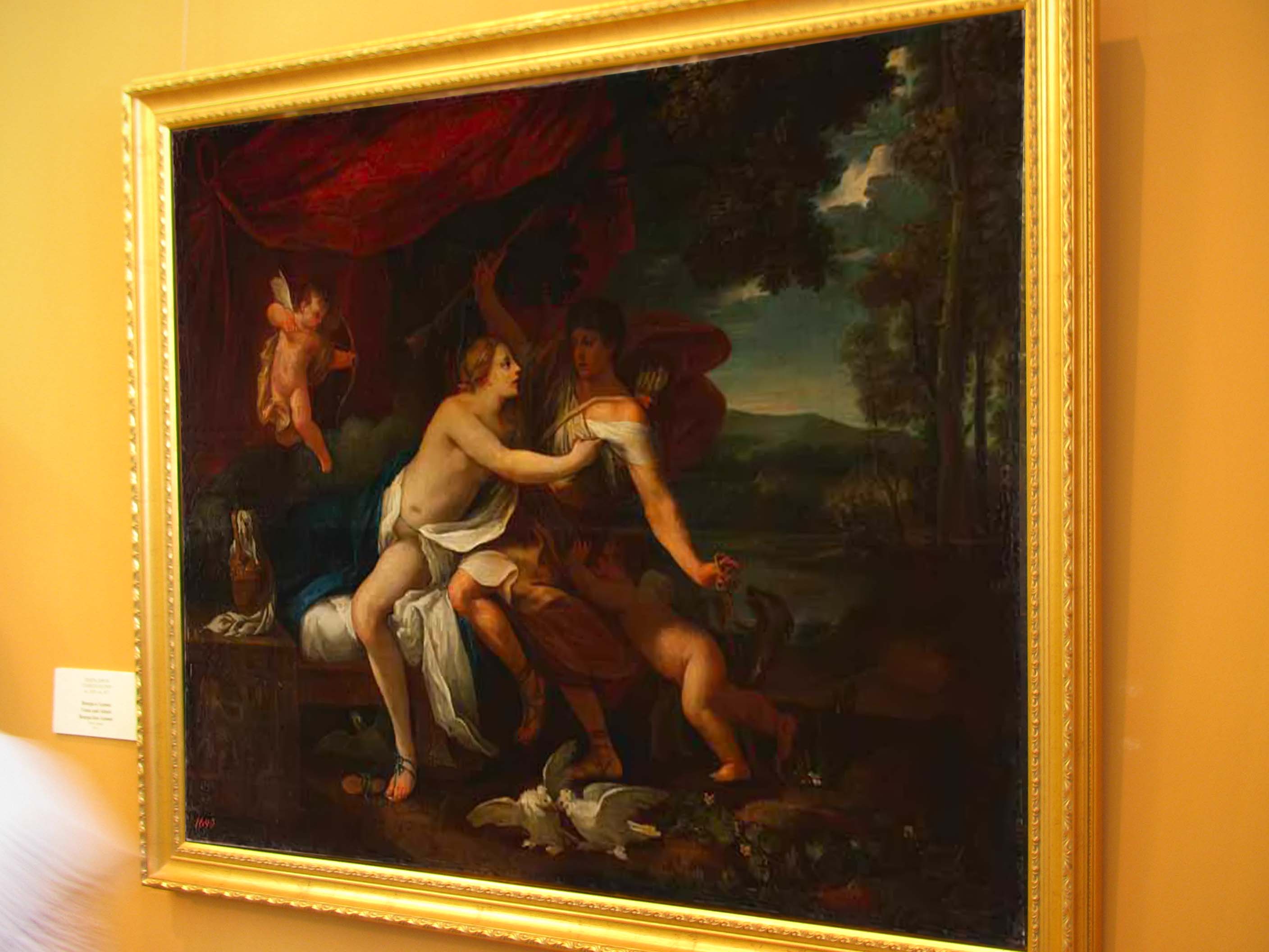 Венера и Адонис, ШАРЛЬ ДОФЭН (?)::Искусство Франции XVII –XVIII веков