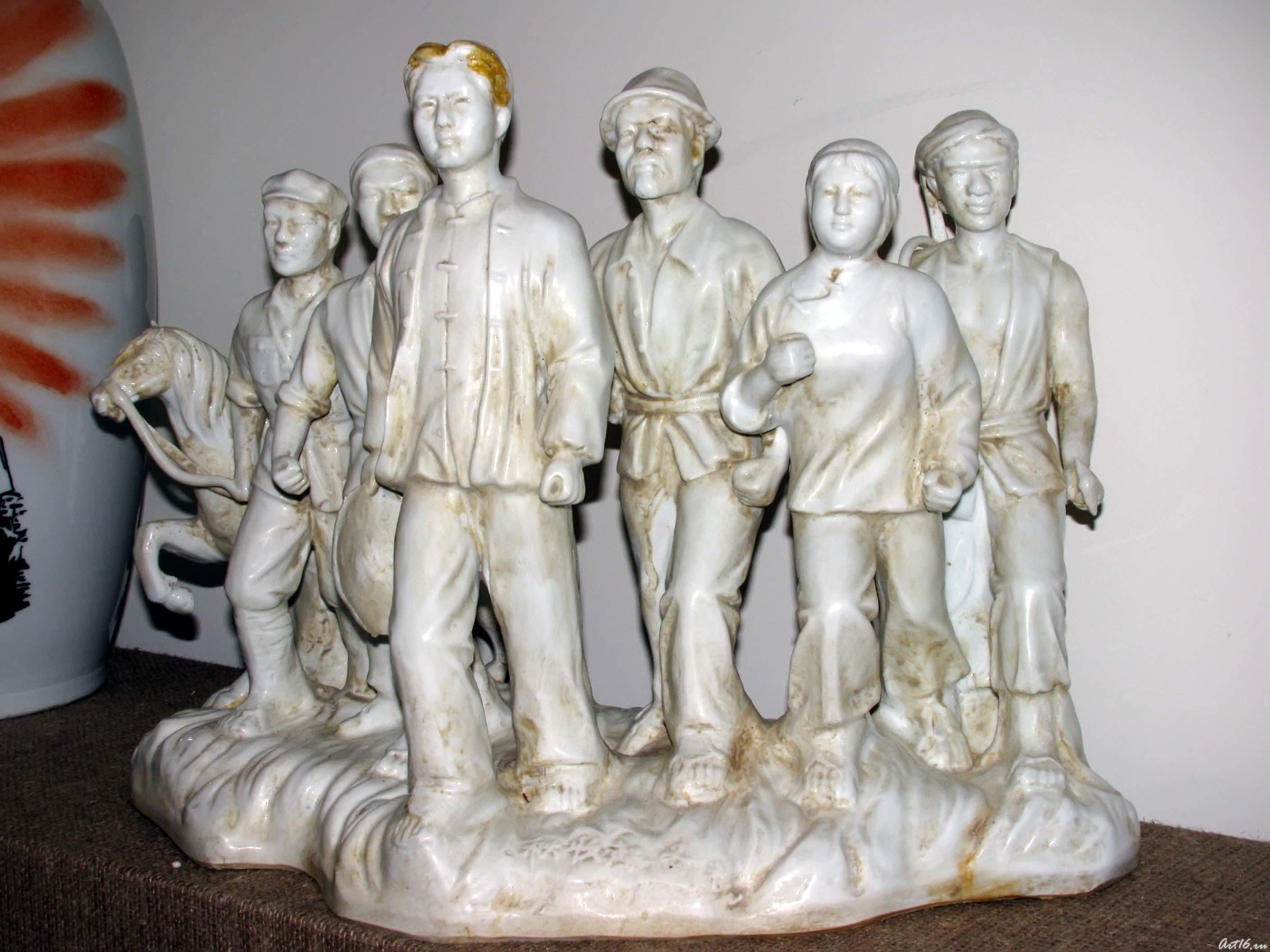 Скульптурная композиция ʺВеликий походʺ::Выставка «Мистерия Мао»