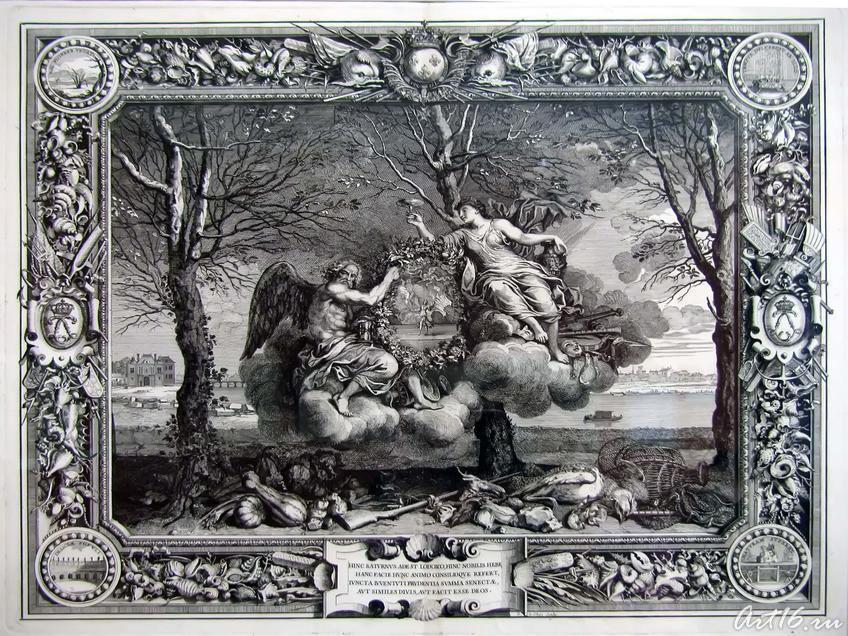 Зима. Гравюры из серии ʺКоролевские шпалерыʺ.Первое издание 1670::От Дюрера до Рубенса. Миф в искусстве классической гравюры 