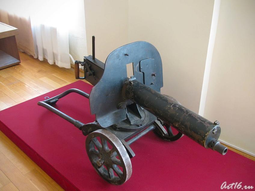Пулемет системы Максима станковый, образца 1910 года::Татарстан-тыловая база фронта.
