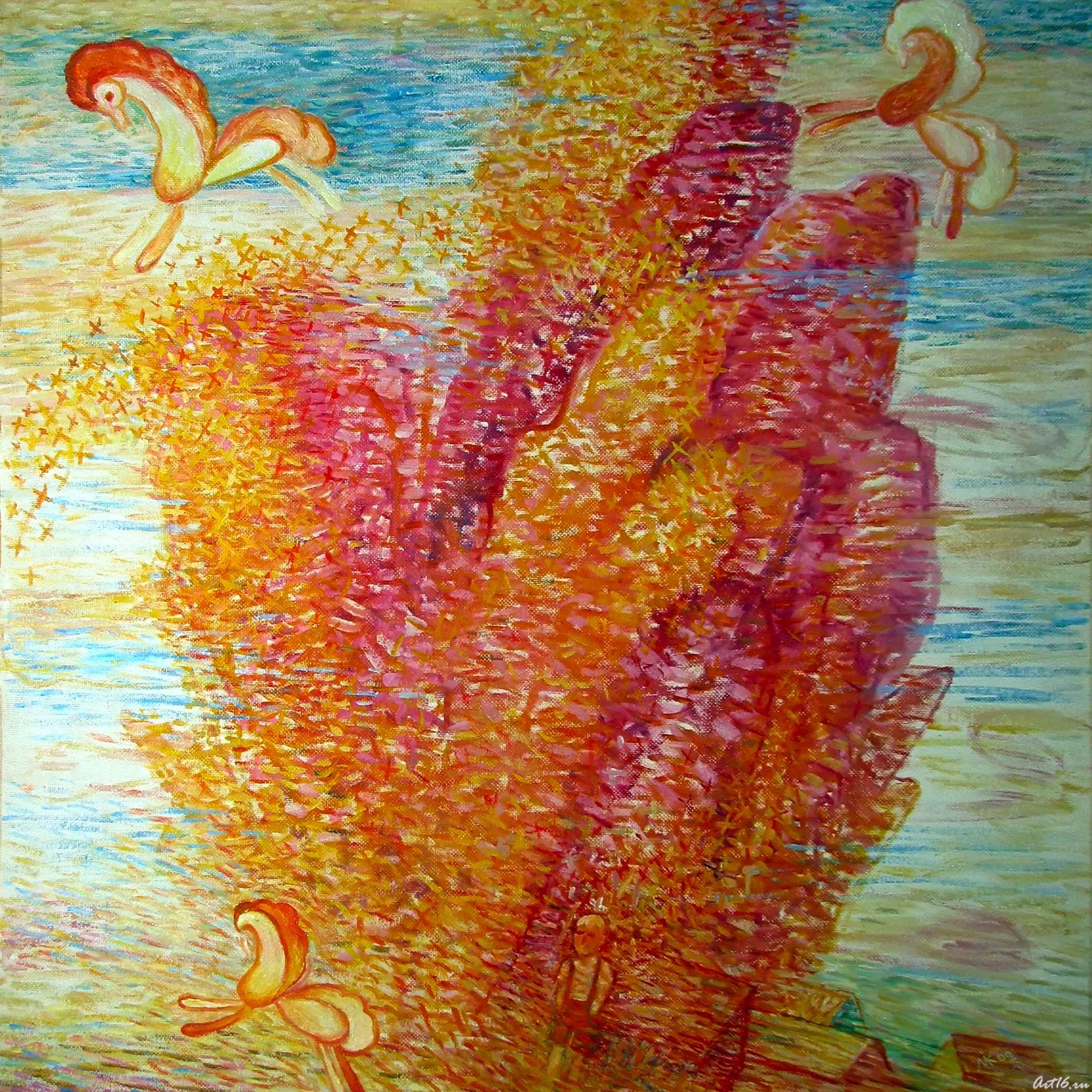 Белогривые лошадки. 2002::«Ура! Папа вернулся с войны»