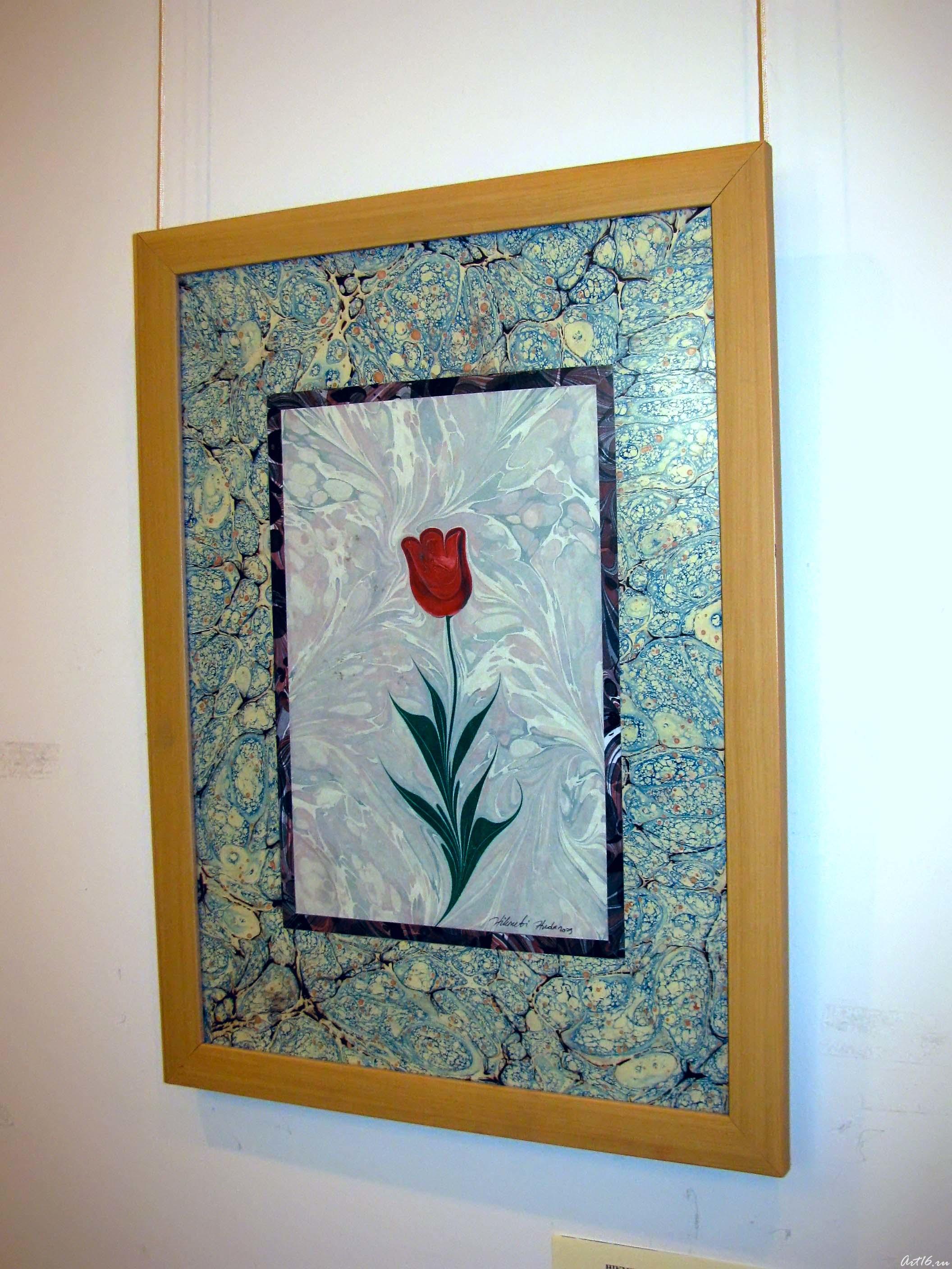 Художественное панно Альбру. 2008::Арабская каллиграфия: связь времен и народов