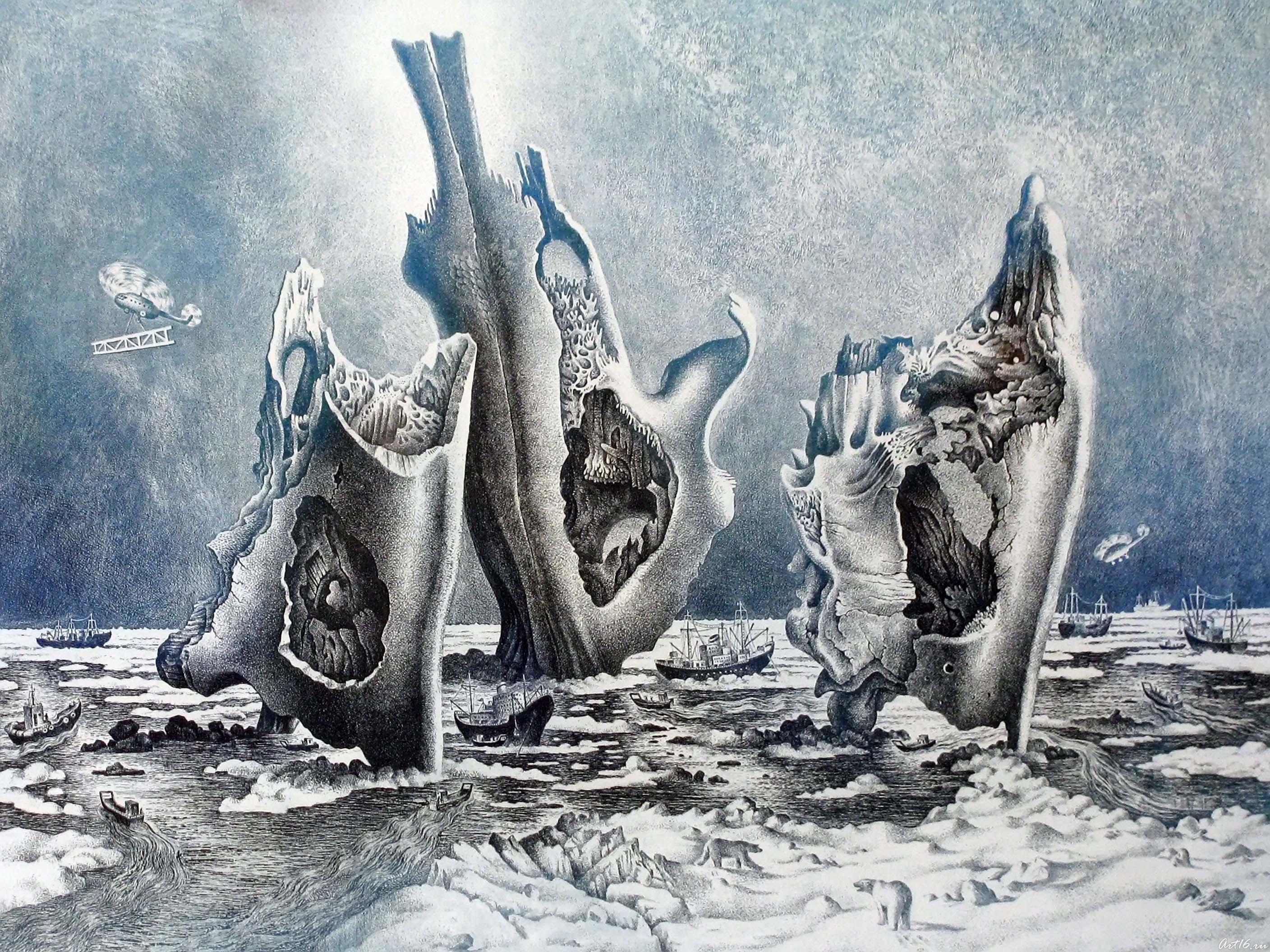 Начало навигации. Из серии ʺЧукоткаʺ::Гурам Доленджашвили