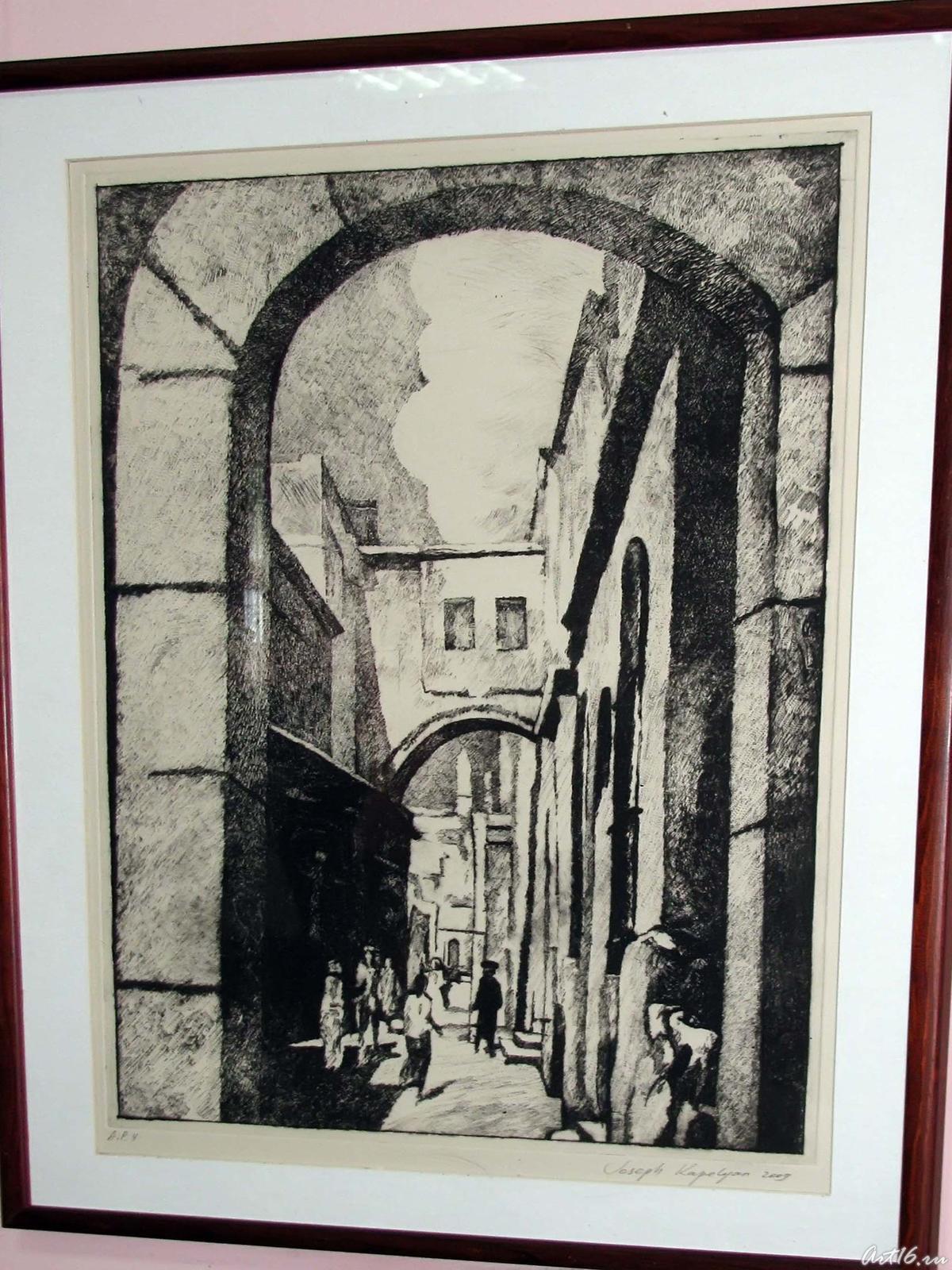Фото №58198. Графический лист из серии "Старый Иерусалим" (2)