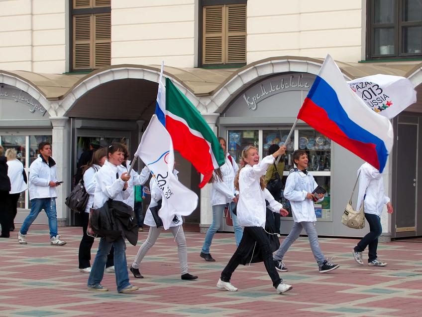 Агитаторы Универсиады - 2013::Kazan. Kremlin LIVE 2010