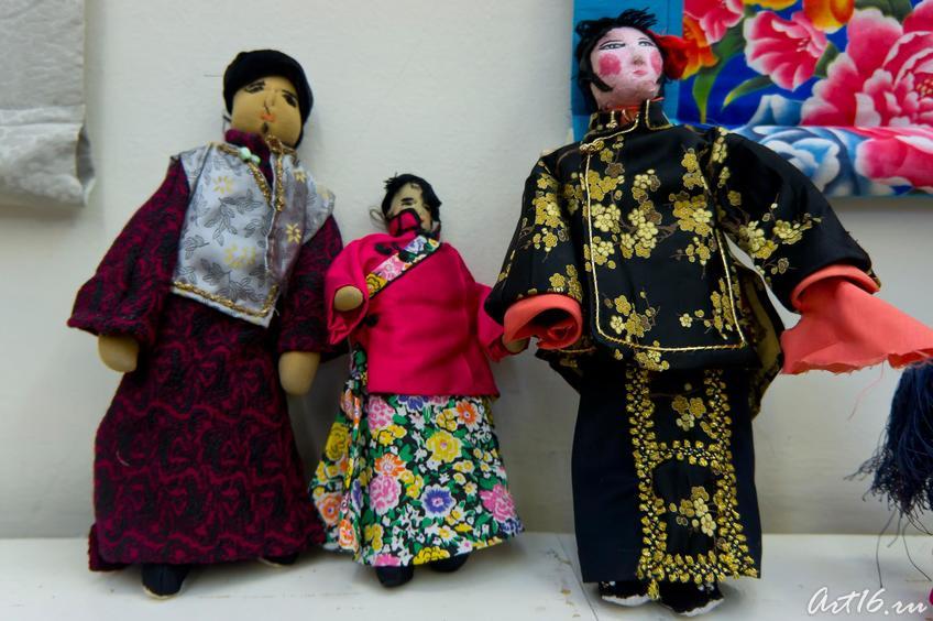 Китайские куклы из коллекции И. Захаровой::Матерчатая каллиграфия