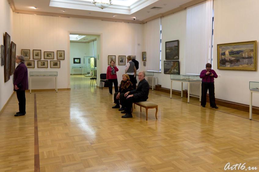 Перед открытием выставки Н.М. Сокольского:: Выставка «Н.М.Сокольский. Живопись. Графика»