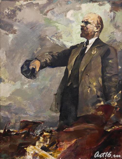 Портрет  Ленина. 1934:: Выставка «Н.М.Сокольский. Живопись. Графика»