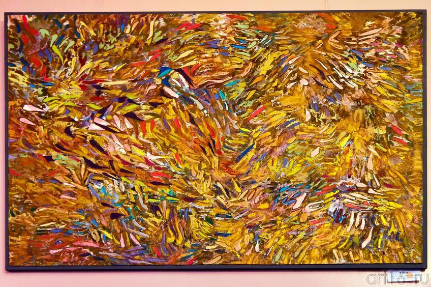 «В поле»  А.Лопаткин::Мастер–класс по абстрактной живописи