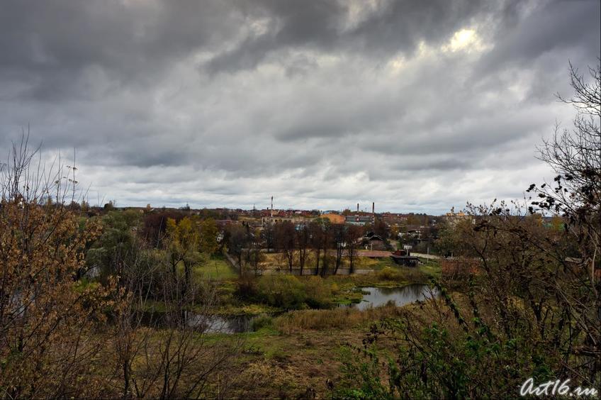 Вид на долину реки Сестры::г.Клин, дом-музей П.И.Чайковского